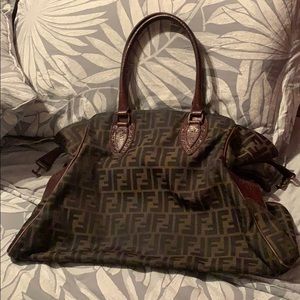 Large Fendi Canvas tote
